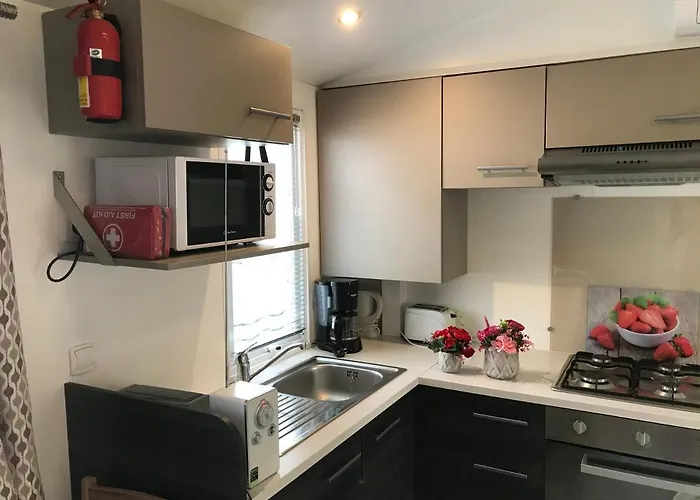 Mobil-home Camping Au Mathes Сasa de vacaciones Les Mathes